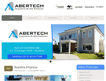 Tablet Screenshot of abertech.com.ar